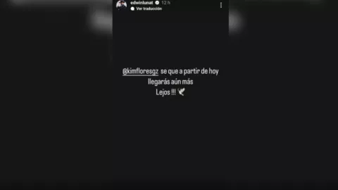 Edwin Luna envia intrigante mensaje a su esposa Kimberly Flores