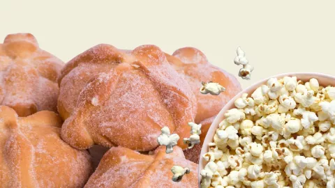 ¿Cómo hacer palomitas con sabor a pan de muerto?
