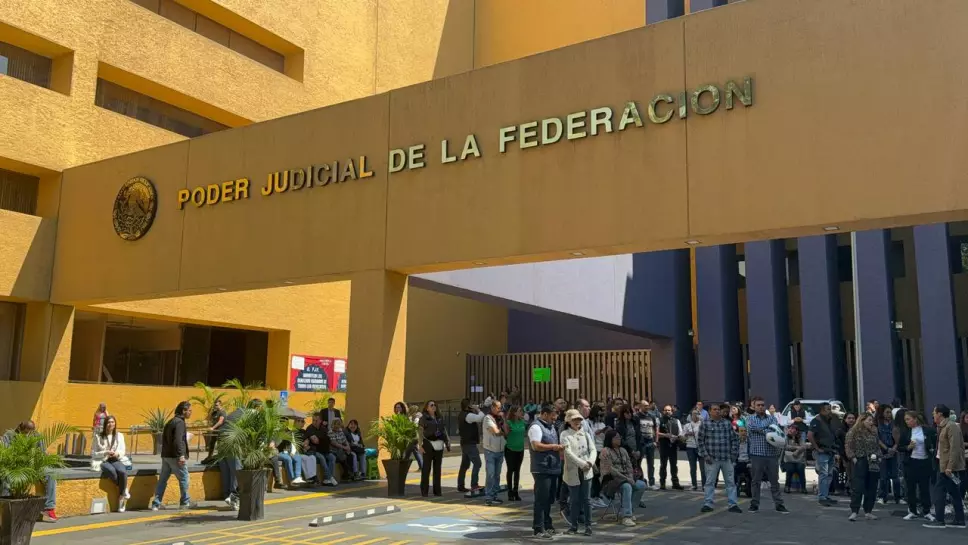 Trabajadores del Poder Judicial de la federación realizan bloqueos hoy
