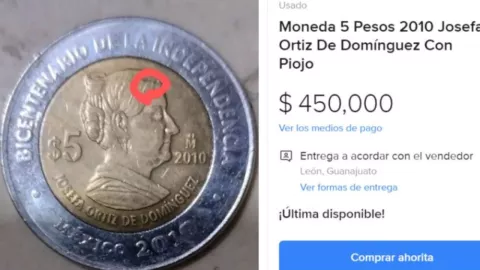 450 mil pesos por moneda conmemorativa de Josefa Ortiz de Domínguez