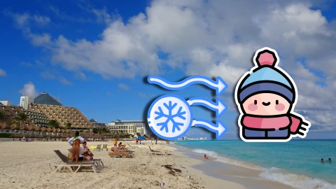 ¡Y NO SE QUIERE IR! Esta será la hora exacta de MÁXIMA HELADEZ en Cancún HOY, 16 de febrero de 2026.webp