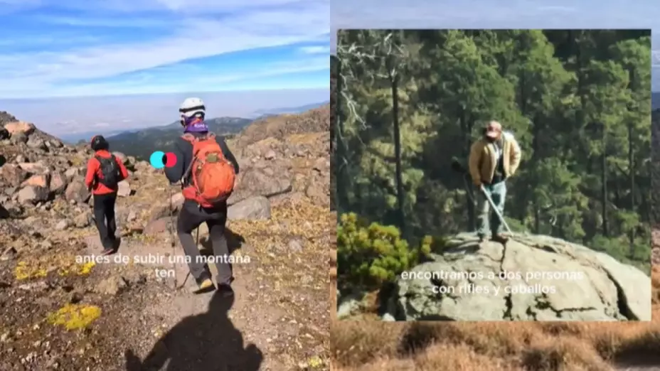 perseguidos por hombres armados en el Iztaccíhuatl