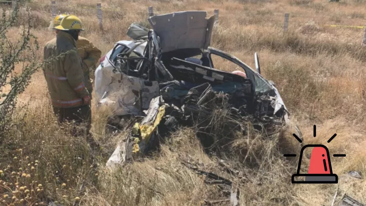 Accidente en Zacatecas: una mujer embarazada y una maestra mueren en la carretera 45