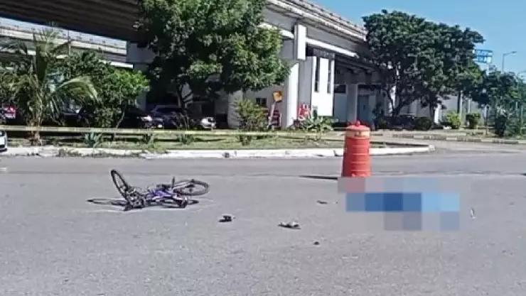 FOTO Ciclista atropellado muere; el responsable se dio a la fuga