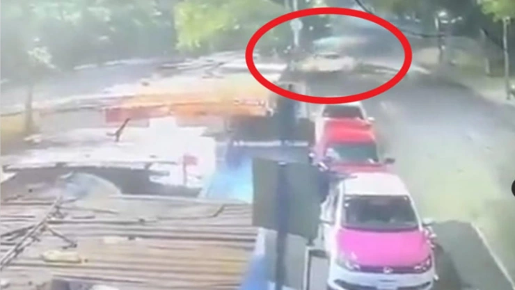 Captan momento exacto del accidente del Río Churubusco que dejó 4 muertos