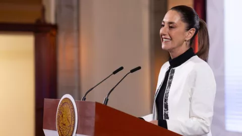 Sheinbaum hoy jueves 2 de enero 2025.