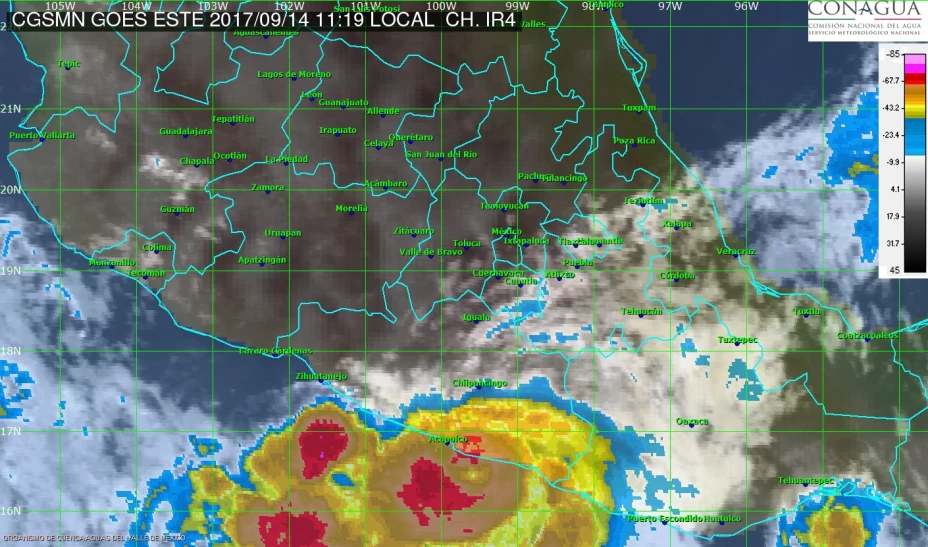 Alerta Roja por entrada de Max