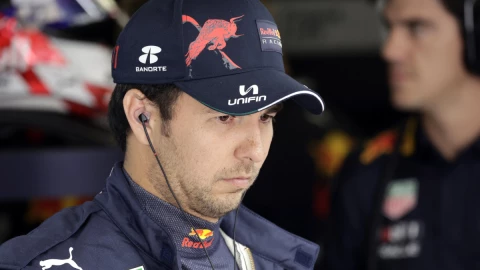 Checo P&eacute;rez en el Gran Premio de Austria