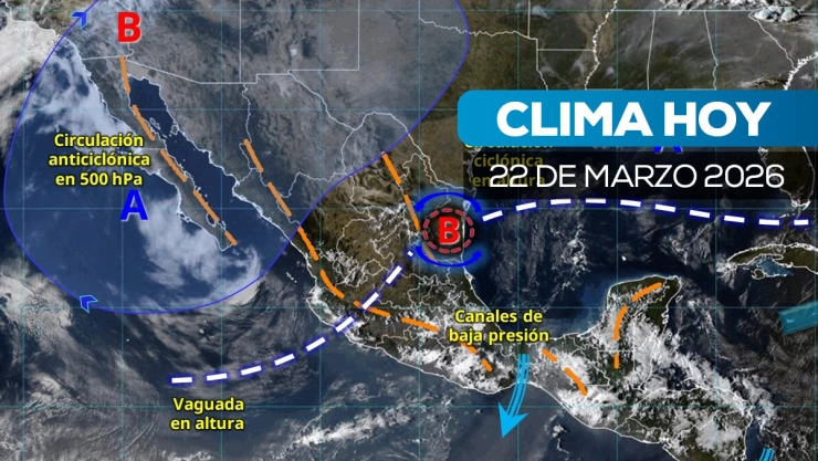 Clima en México 22 de marzo 2026: pronóstico del tiempo