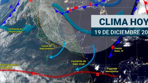 Clima en México 19 de diciembre de 2023