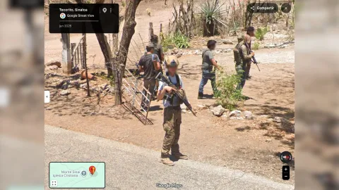 Google Maps registra personas armadas en Culiacán