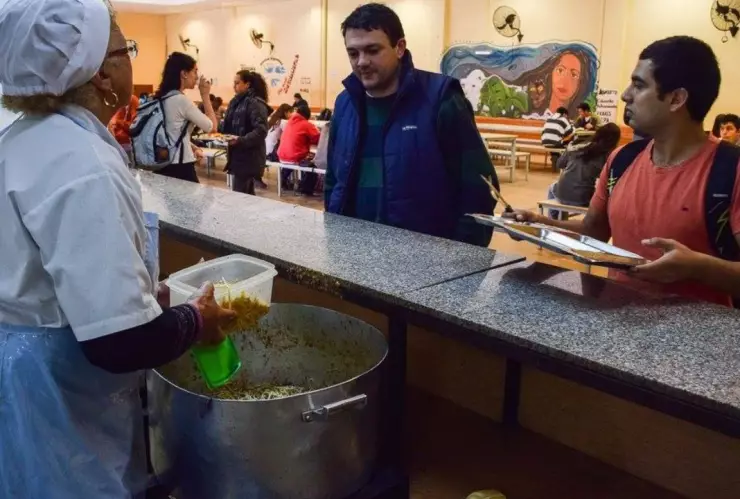 Comedor comunitario de la UNAM.