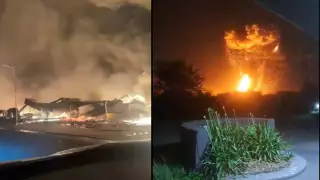 Explosión planta química