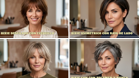 4 ideas de cortes Bixie para rejuvenecer después de los 40