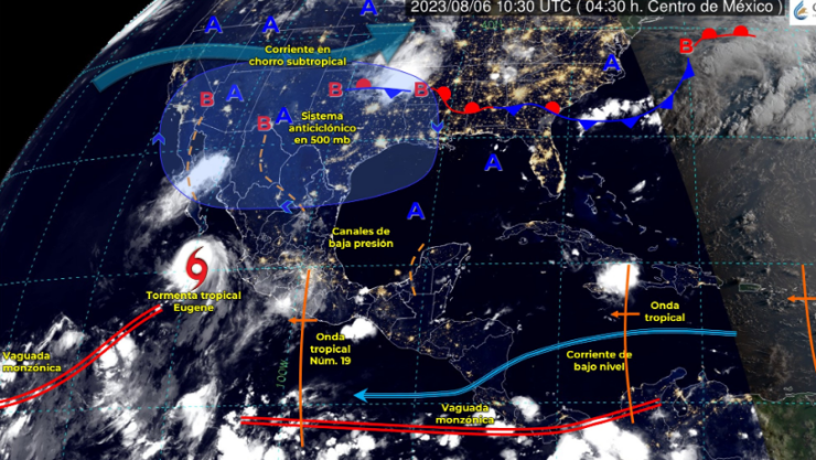 clima en sinaloa 6 de agosto 2023