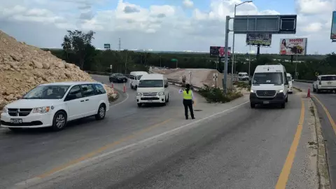 Anuncian desvío en la circulación en el boulevard Colosio por trabajos