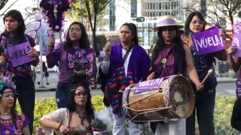 momentos marcha Día de la Mujer 2022