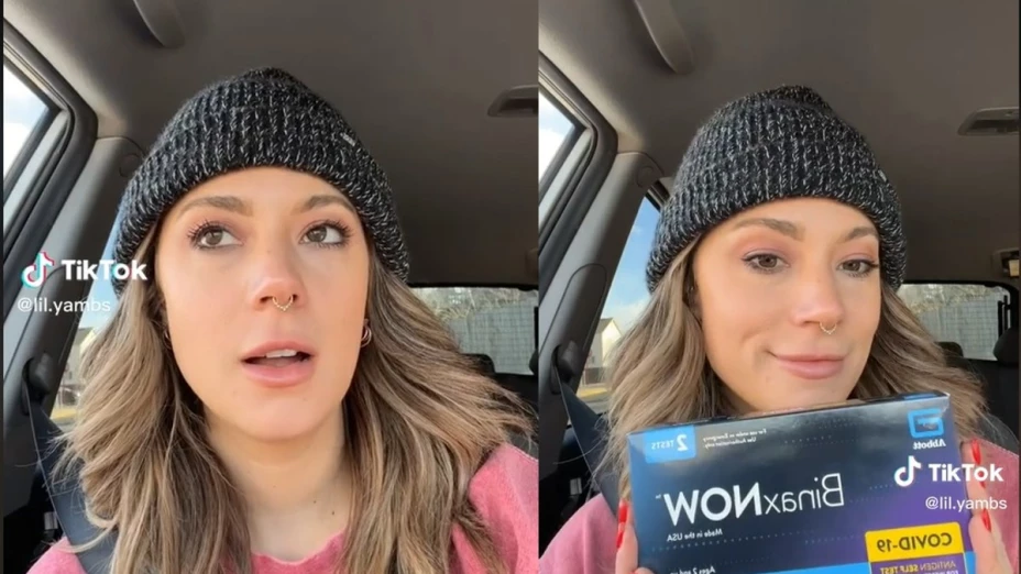 Maestra recibe prueba covid como regalo de Navidad