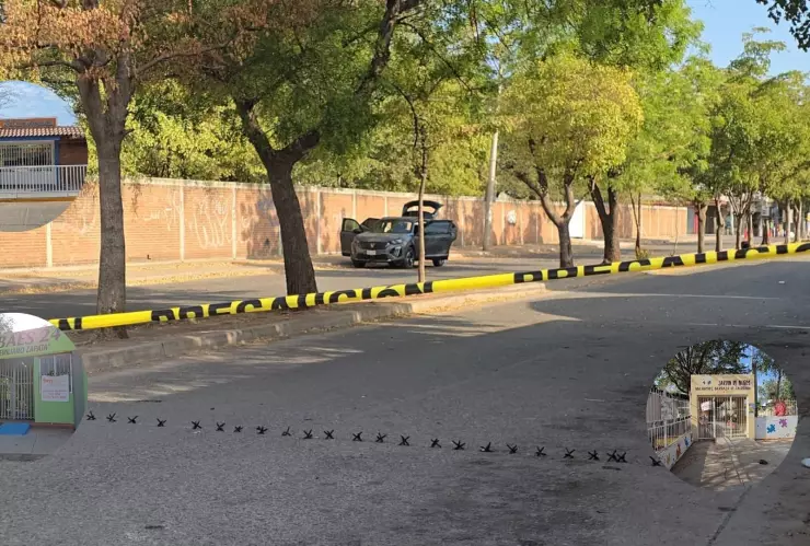 Suspenden clases por camioneta con explosivos en la colonia Revolución, en Culiacán. .jpg