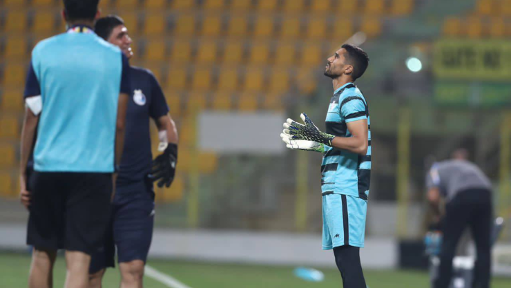 Hossein Hosseini, portero de Ir&aacute;n