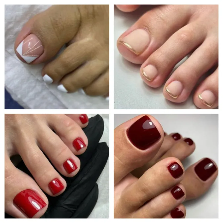 uñas de pies que estarán de moda