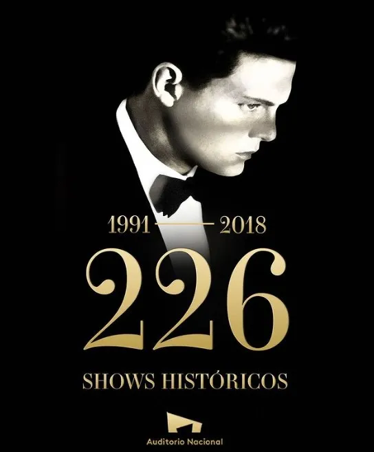 Luis Miguel tiene el récord de más presentaciones en el Auditorio Nacional de CDMX