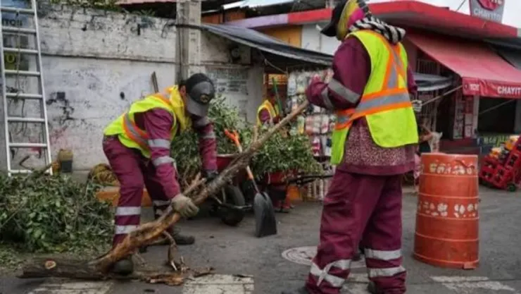 Atropellan a otro trabajador de limpia en el Centro Histórico.