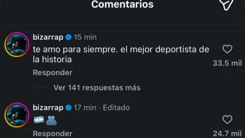 Bizarrap le manda EMOTIVO mensaje a Messi tras perder la final del Mundial 2026 “te amo para siempre”.jpeg