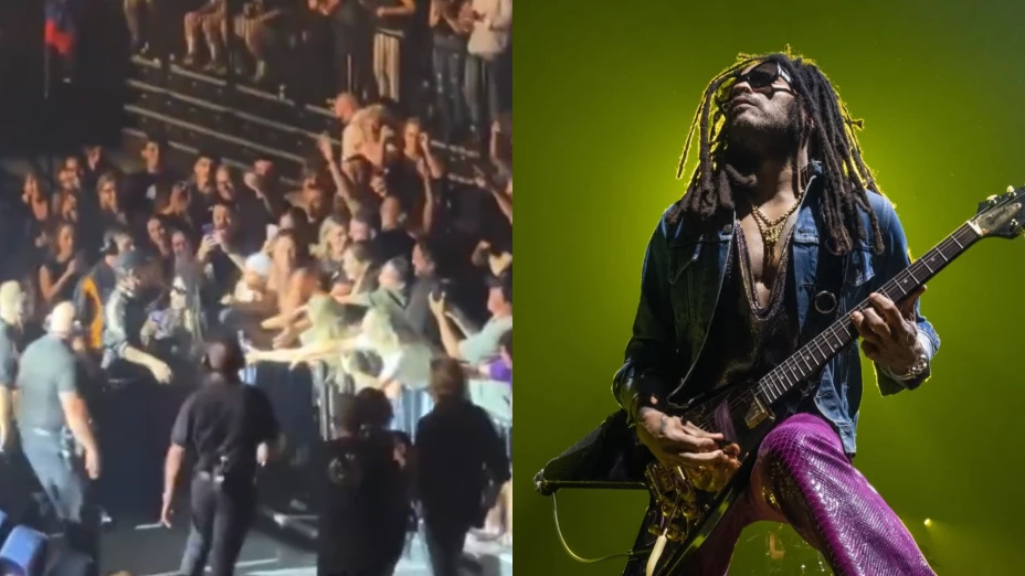 Lenny Kravitz video viral