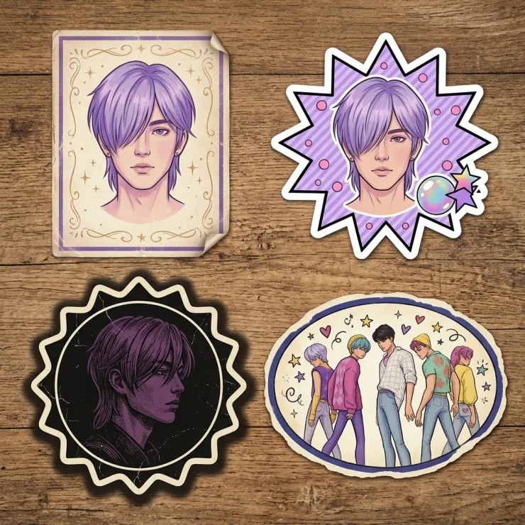 Stickers retro Saja Boys
