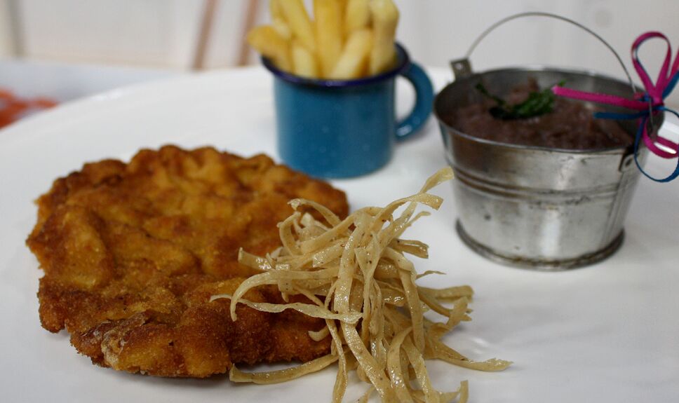Milanesa empanizada