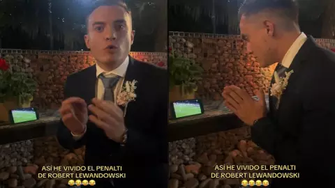 ¡Al VAR! Árbitro escapa de su boda para ver un penal del Barcelona (VIDEO)