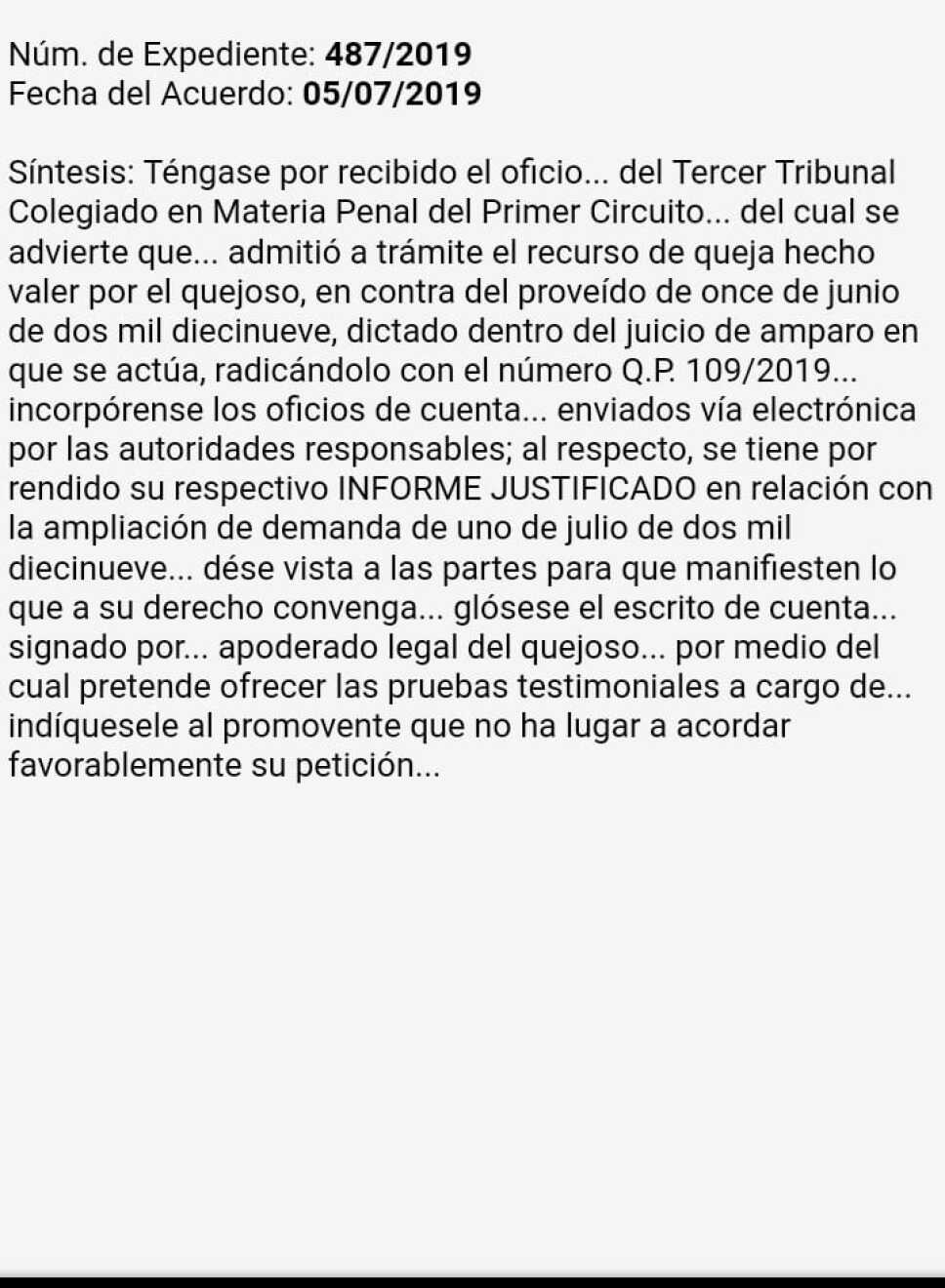 informe actas