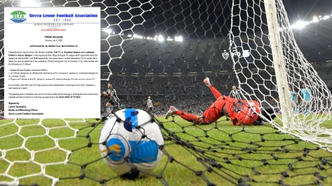 Sierra Leona, amaño de partidos, África, 95-0 y 91-1