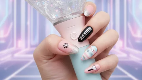 6 diseños de uñas inspirados en BTS, BLACKPINK y más grupos de k-pop hechos por la IA