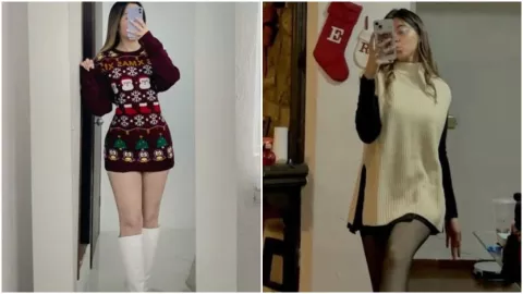 Ideas de looks abrigados para Navidad