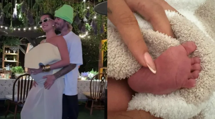 Justin Bieber presenta a su hijo recien nacido.jpg