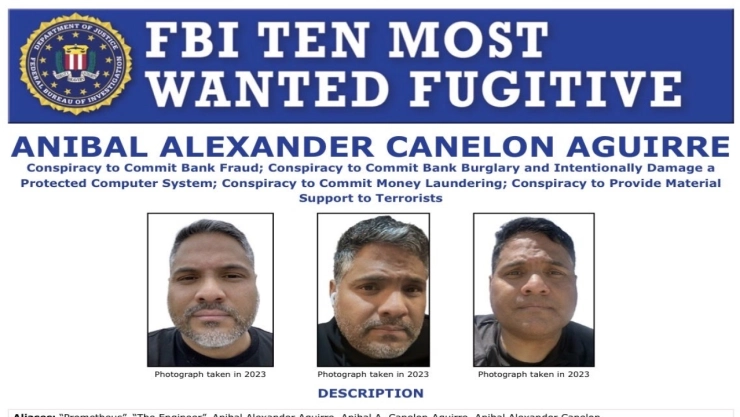 Fugitivo buscado por el FBI