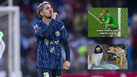 Diego Valdés, gol, Pumas vs América, Clásico Capitalino, memes