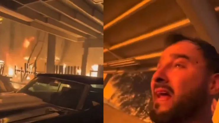 Hombre se niega a dejar su colección de autos en los incendios de california 2025