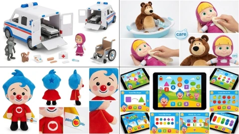 Juguetes niños sobre seguridad