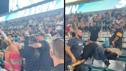 Steelers vs Jaguars: Aficionados se protagonizan pelea en las gradas
