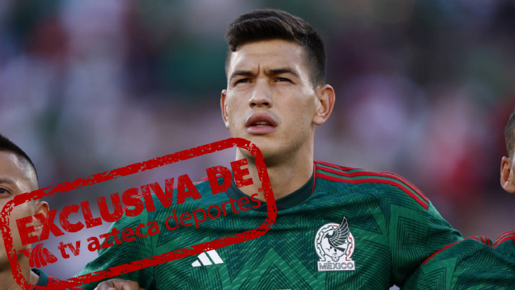César Montes con la Selección Mexicana