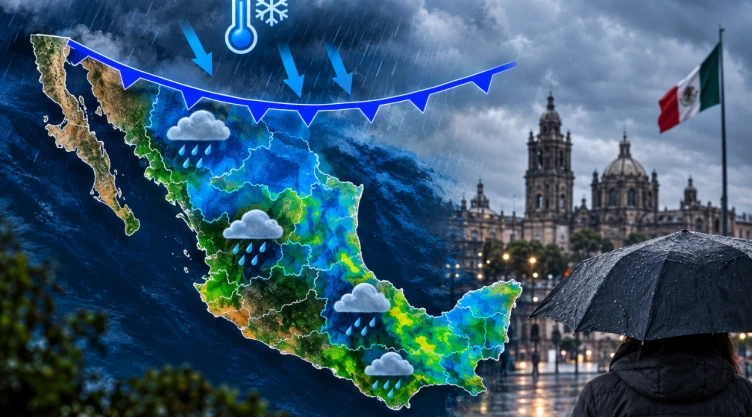 Primer Frente Frío se queda como estacionario en México: Estados afectados y pronóstico hasta el 6 de octubre
