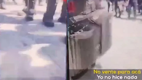 ¡Lo grabó todo! Comparten el VIDEO del momento en el que granaderos golpean brutalmente a Daniela Toussaint