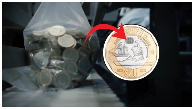 moneda de 20 pesos