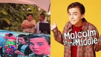 Video Una pareja sorprende al poner Malcolm el de en medio en plena boda