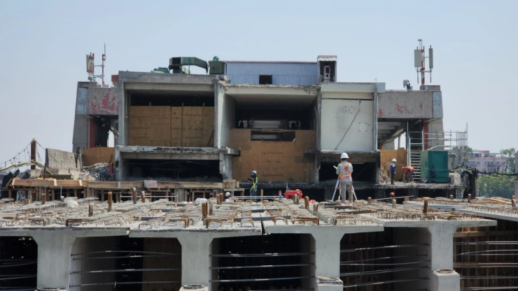 Obras de renivelación en Línea 9 del Metro de CDMX.