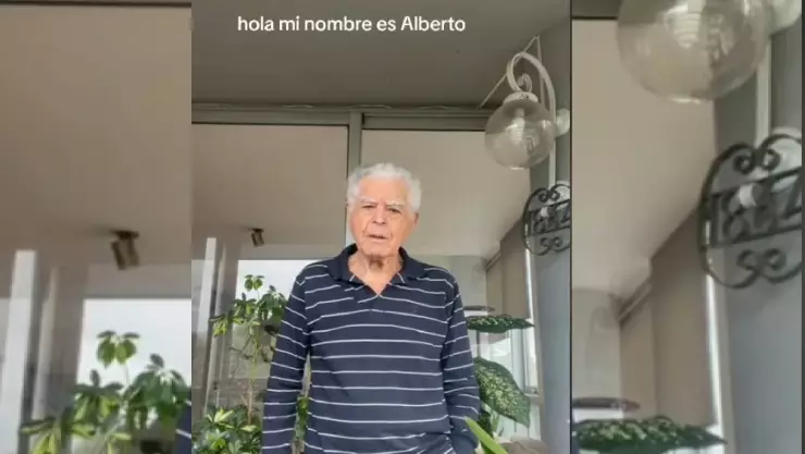 Hombre de 97 años busca por TikTok adultos mayores para formar un grupo de estudio