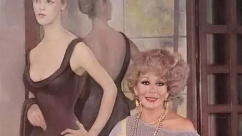 silvia pinal y el cuadro de diego rivera.